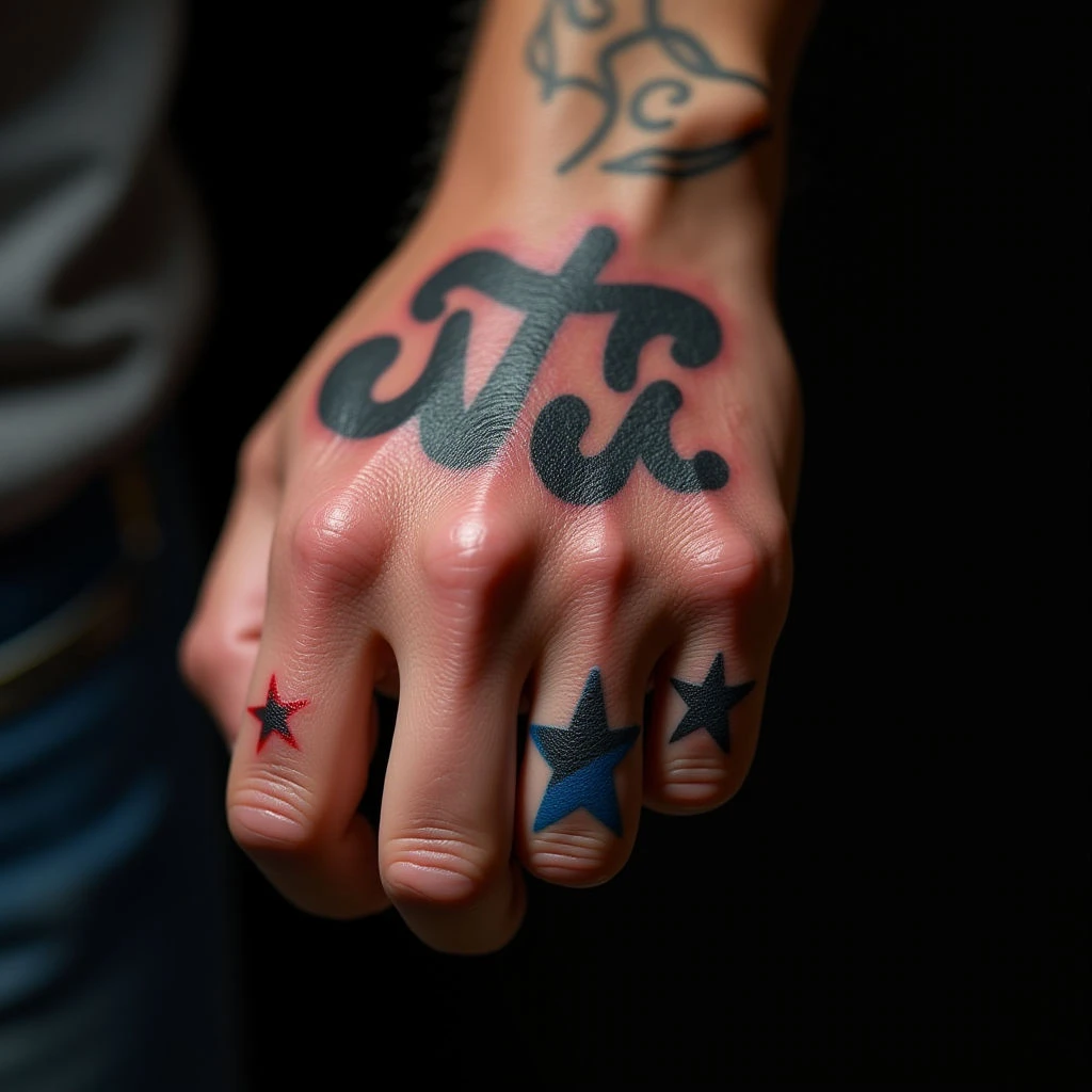 Trash Polka Child Name Tattoos for Men: A Unique Bond