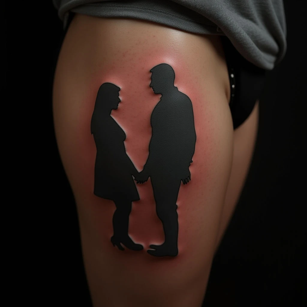 Cool Father & Son Tattoo Ideas for the Thigh