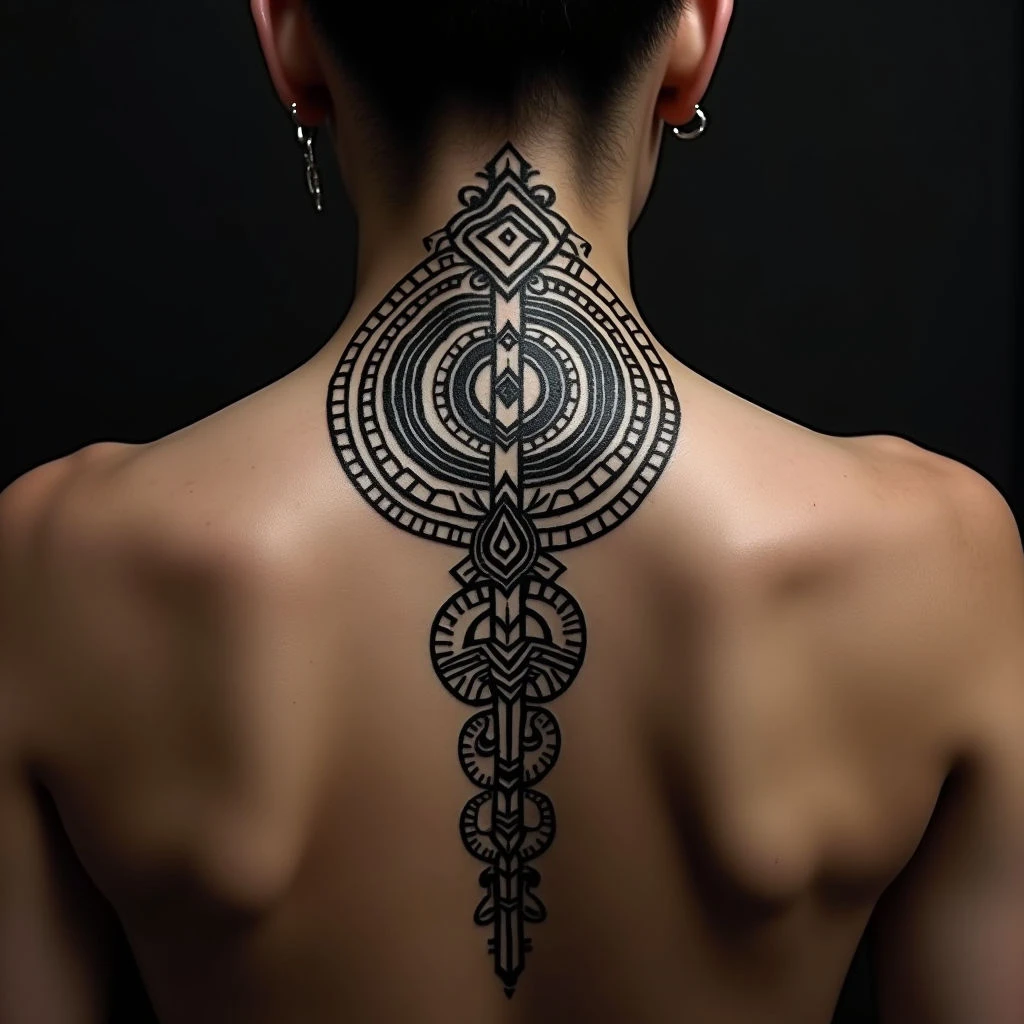 Female Back Neck Tattoo Ideas: Symbolism & Inspiration