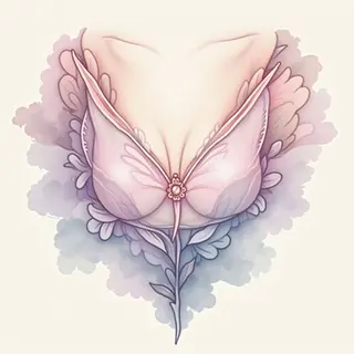 Female Chest Tattoo Ideas: A Watercolor Dreamscape
