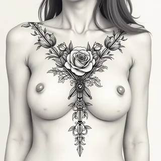 Female Chest Tattoo Ideas With Meaning