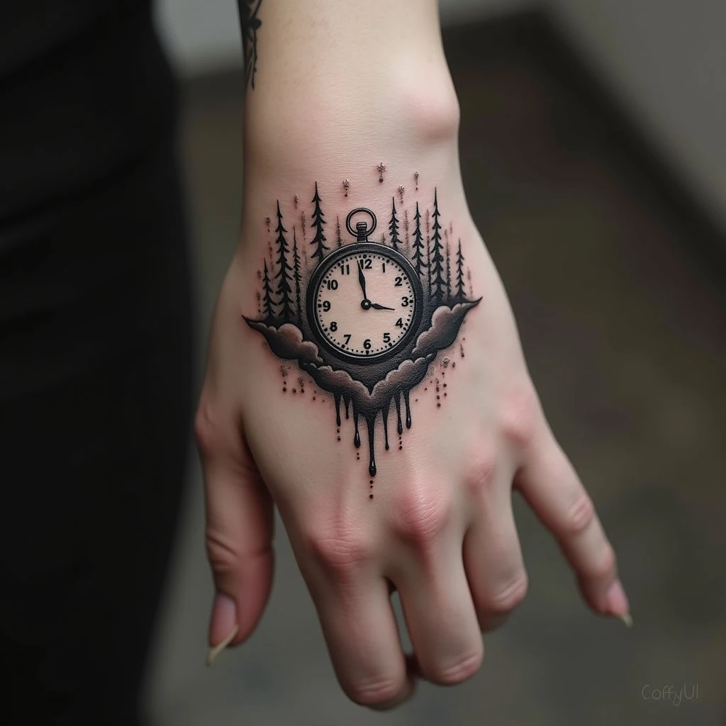 Ephemeral Whispers: Small Tattoo Designs for Women's Hands