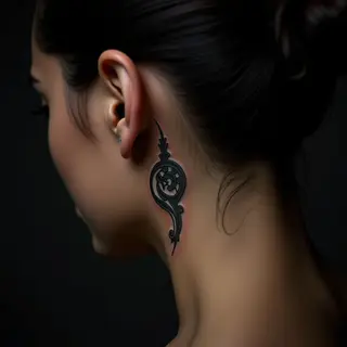 Female Tribal Tattoos Behind Ear: Meanings & Designs