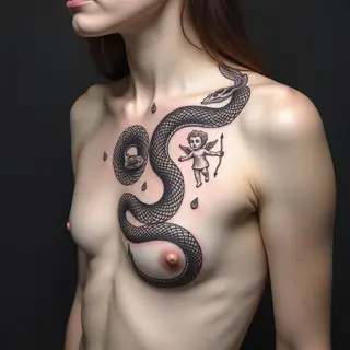 Serpentine Guardian: A First Tattoo Idea