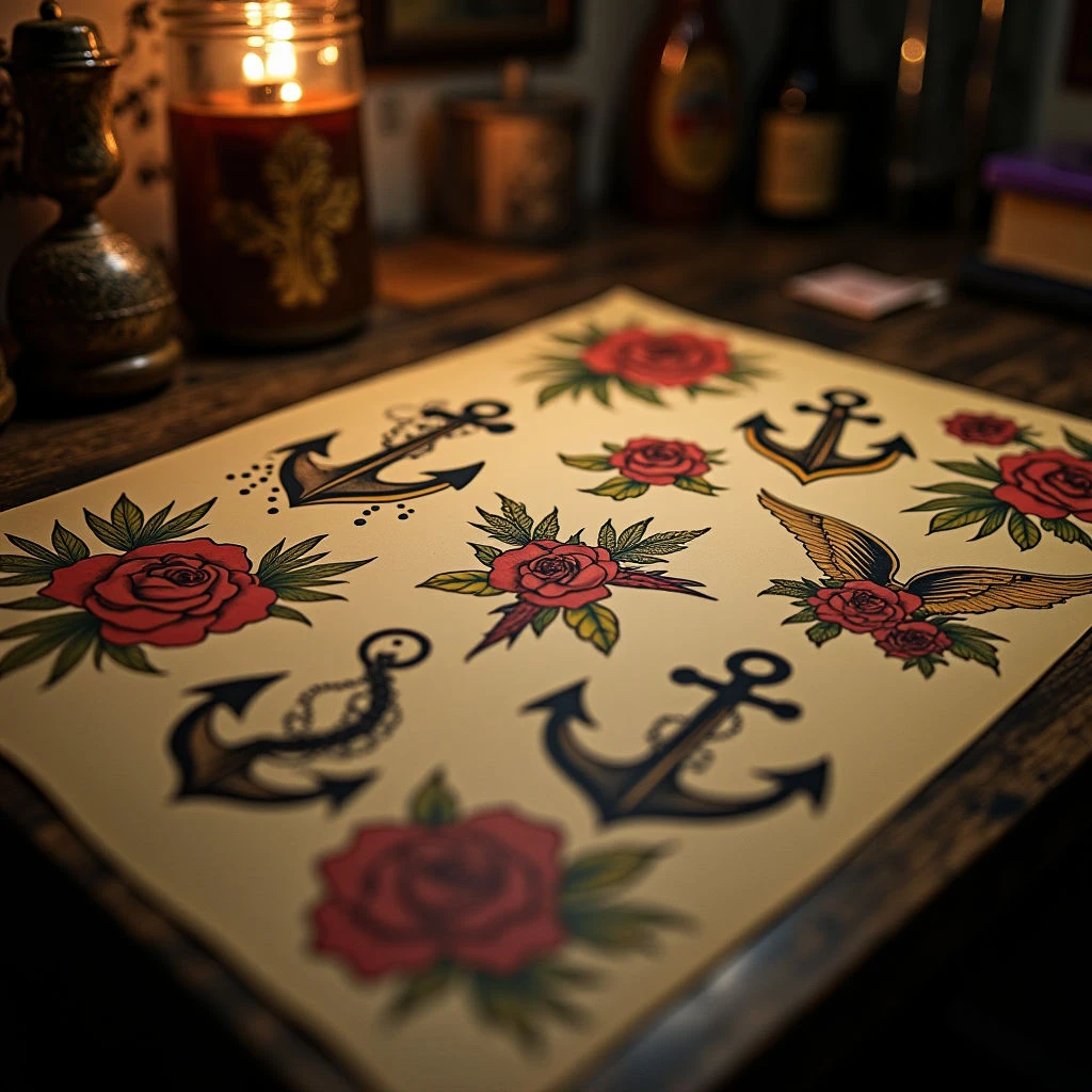 Understanding Flash Art Tattoos: A Guide to Pre-Designed Tattoo Sheets