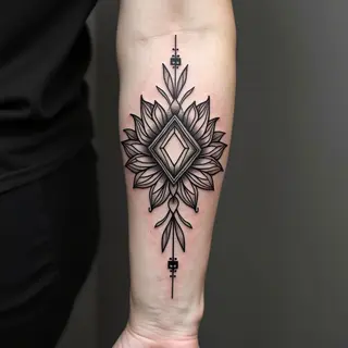 Intricate Floral Mandala Tattoo Design