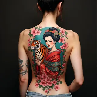 Full Back Japanese Irezumi Tattoo: A Masterpiece of Tradition