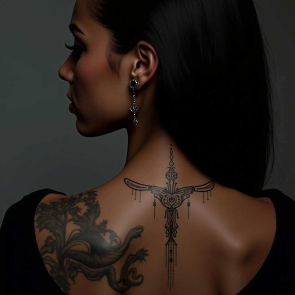 Stunning African Sleeve Tattoos: Geometric Dotwork Designs