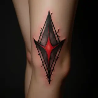 Gothic Geometric Arrow Tattoo: Meaning & Design Ideas