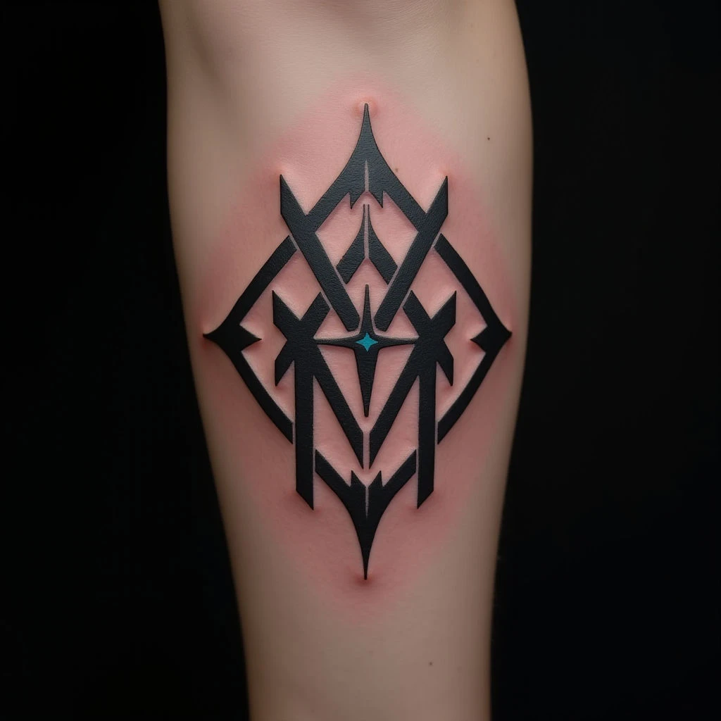 Geometric Calligraphy Tattoos for Men: Meaning & Design Ideas