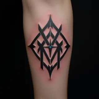 Geometric Calligraphy Tattoos for Men: Meaning & Design Ideas