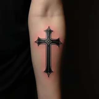 Stunning XXL Metallic Cross Tattoos for Forearms: Ideas & Inspiration