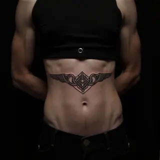 Wrist Band Tattoos for Guys: Geometric Dotwork Inspiration