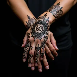 Gothic Henna Tattoo Designs: Elegant & Intricate Hand Art