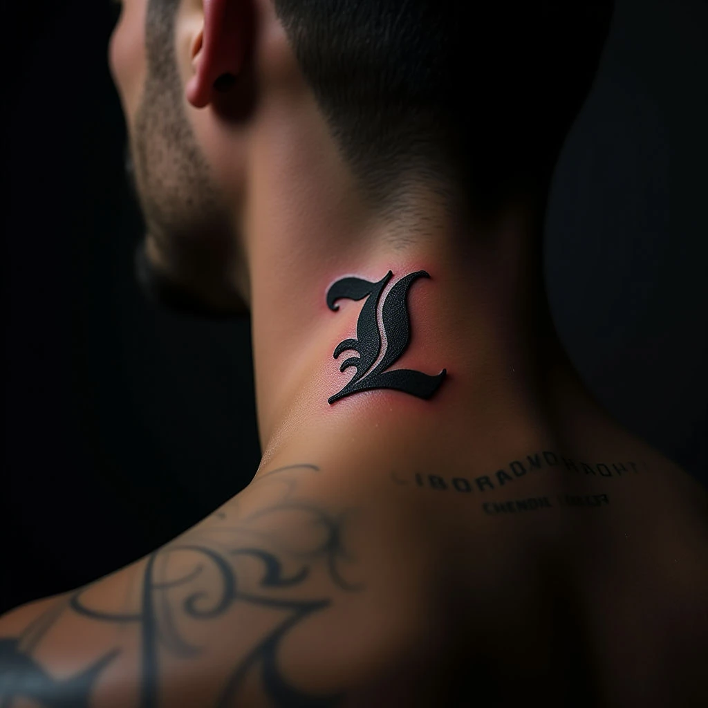 Geometric Name Tattoos for Men - Wrist Inspiration