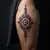 Bold Geometric Neo-Traditional Thigh Tattoos for a Stunning Look