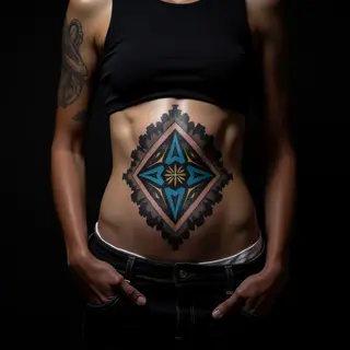 Easy Geometric Tattoos for Beginners - New School Style