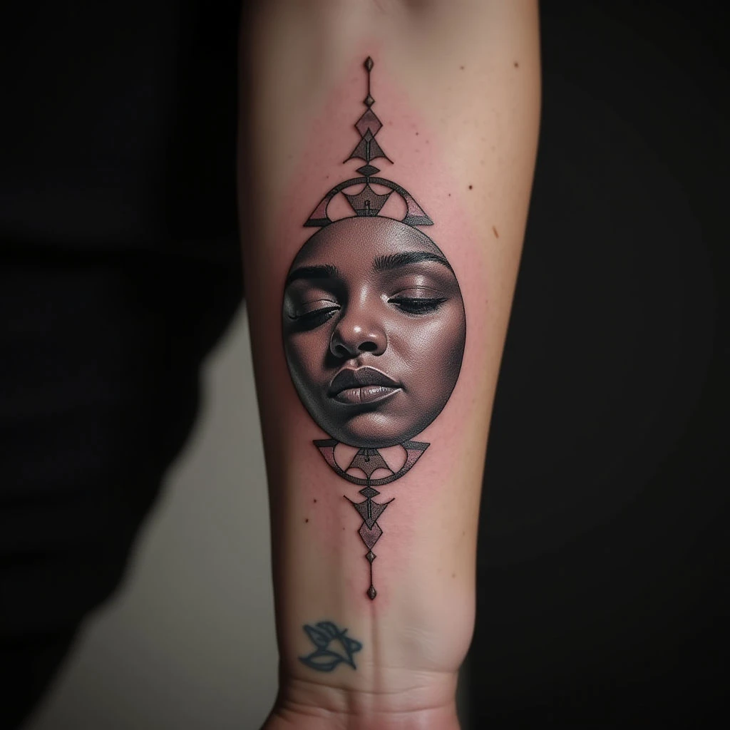 Tiny Ornamental Baby Tattoo Ideas for Forearms