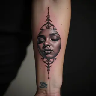 Tiny Ornamental Baby Tattoo Ideas for Forearms