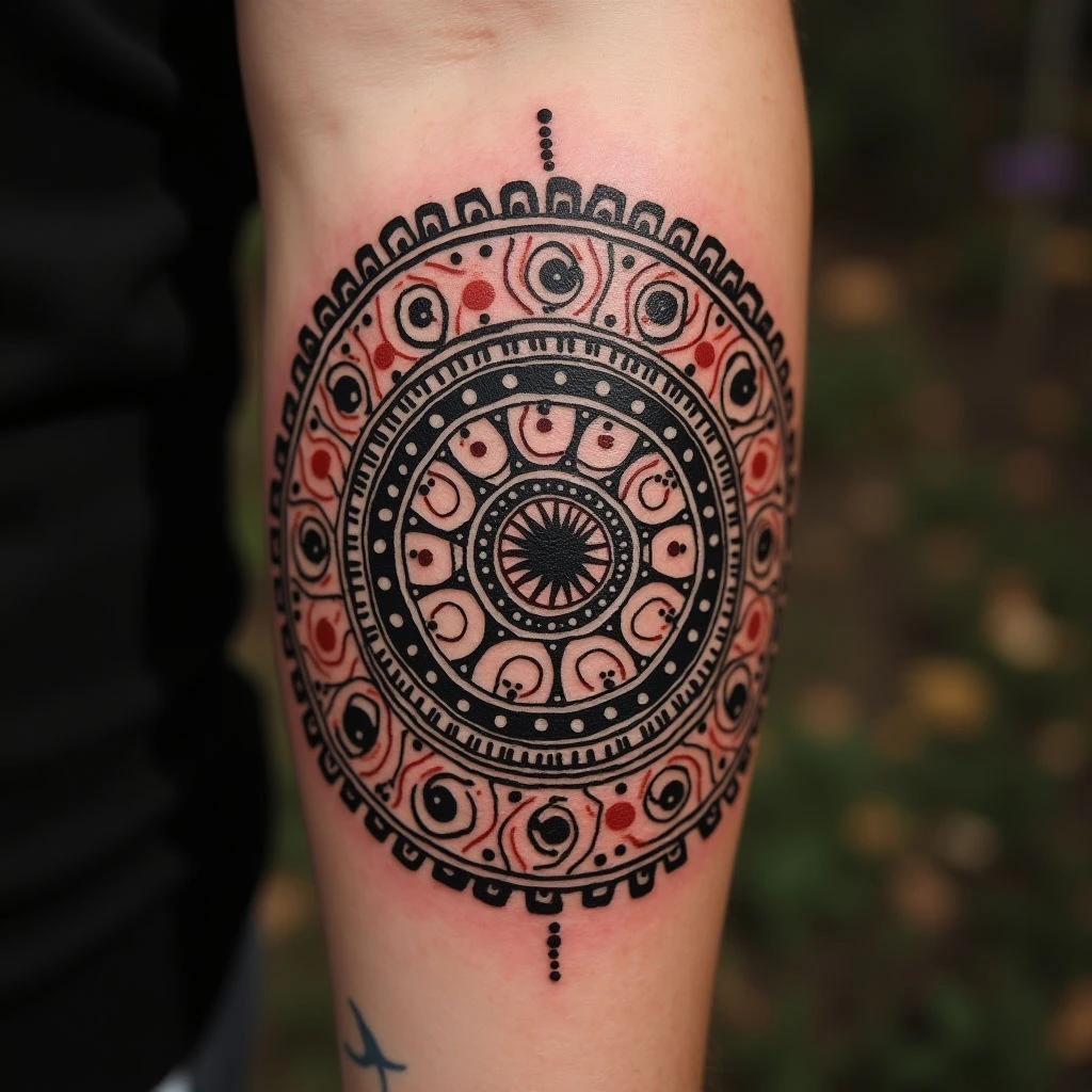 Designing a Geometric Tattoo: A Dreamtime Perspective