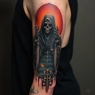 Ethereal Echoes: Ghost Tattoo Designs for Men