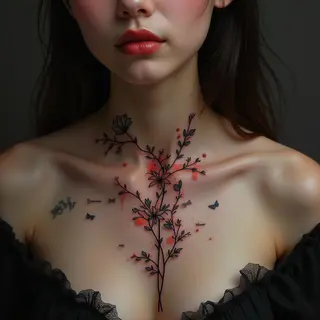 Simple Girl Chest Tattoo Designs: A Guide to Minimalist Ink