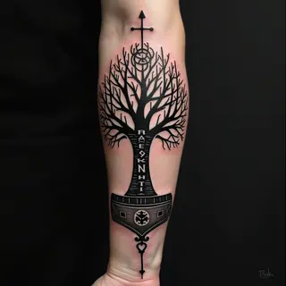 Viking Forearm Tattoo Ideas: Runes, Ships & Norse Mythology