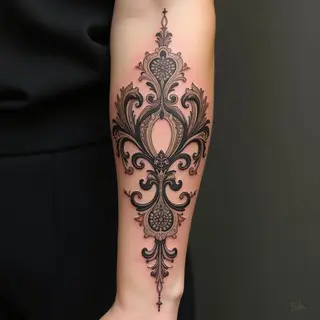 Elegant Forearm Tattoo Ideas: A Touch of Ornamentation