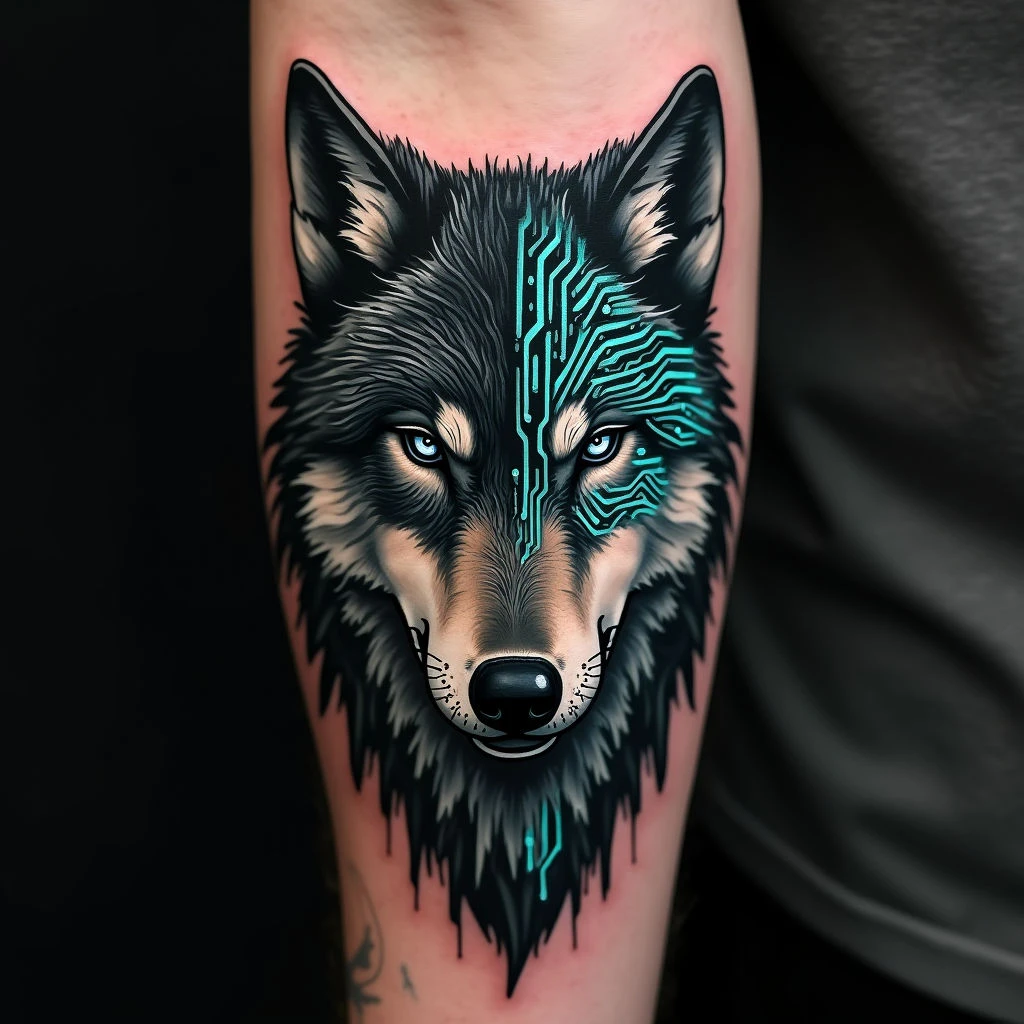 Decoding the Half Wolf Tattoo: Symbolism & Design Inspiration