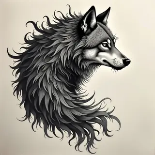 Unveiling the Symbolic Depths of Half Wolf Tattoos