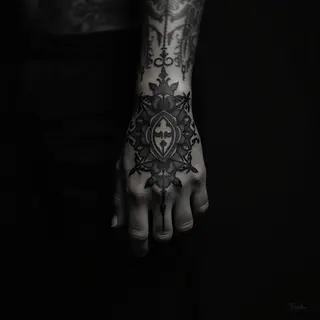 Dark & Bold Hand Tattoos for Boys: A Blackout Guide