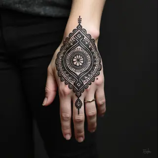 Geometric Hand Tattoos: A Modern Expression