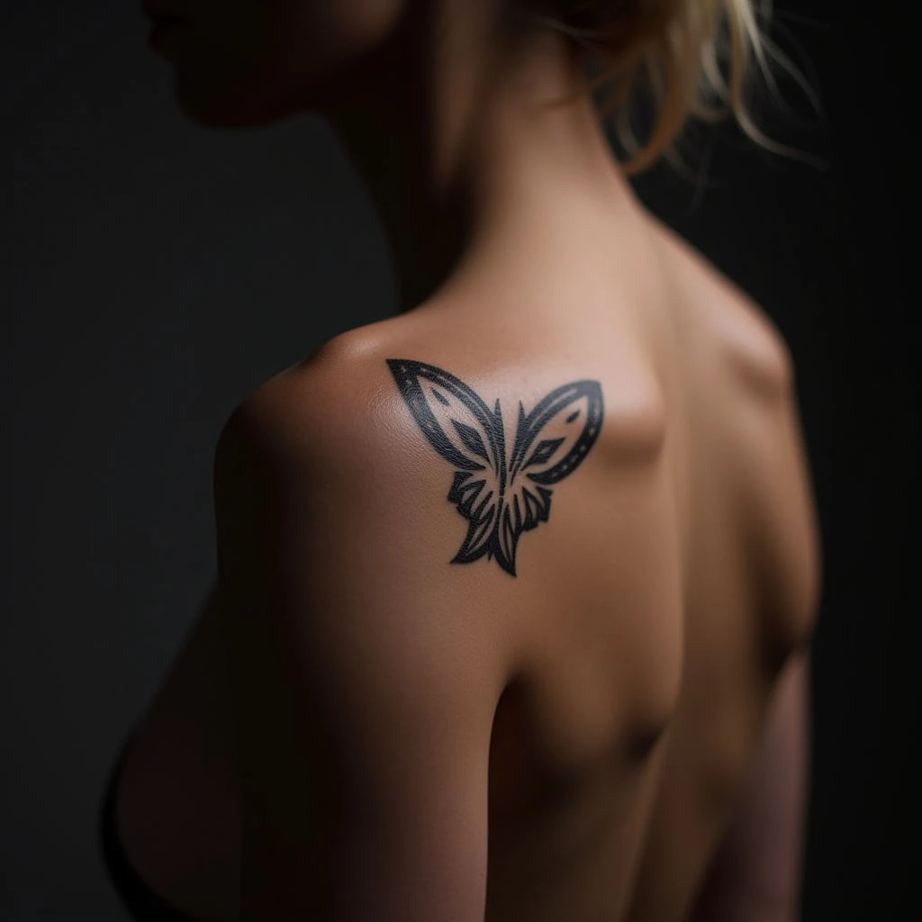 Best Placement for Your First XXL Minimalist Blue Tattoo