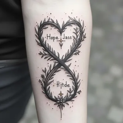 Infinity Tattoo With Names: Meaning, Designs & Placement