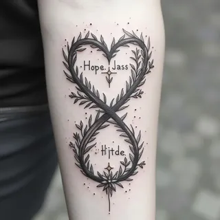 Infinity Tattoo With Names: Meaning, Designs & Placement