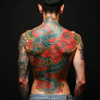 Intricate Irezumi Backpiece Collection