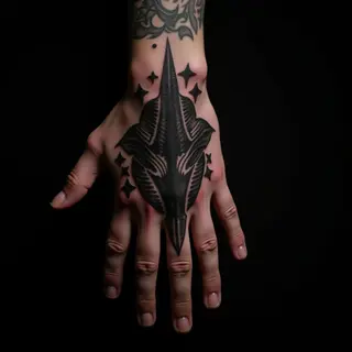 Biomechanical Head Tattoo for Men: A Meaningful Design