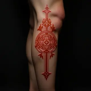 Geometric Faith Tattoos for Women: Small & Inspiring Designs