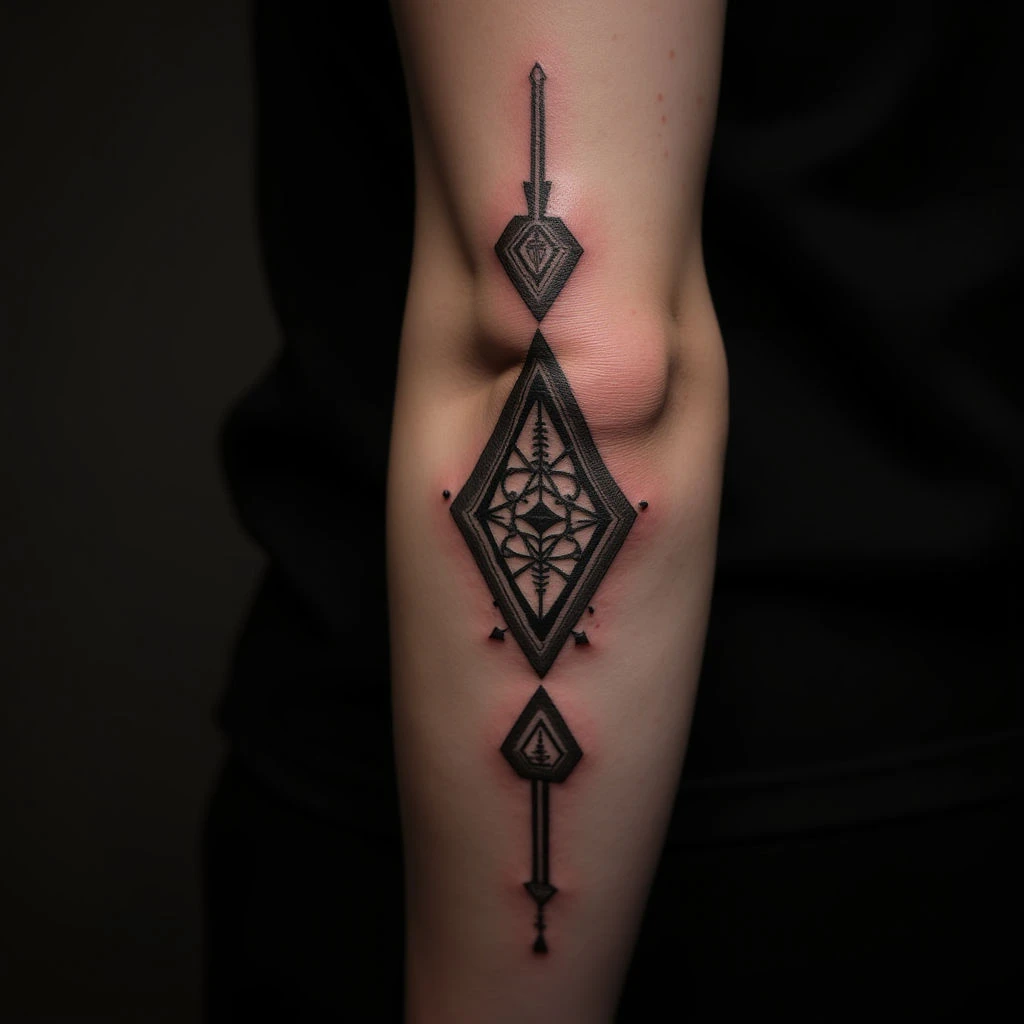 Unique Geometric Spine Tattoos for Men | Irezumi Inspiration
