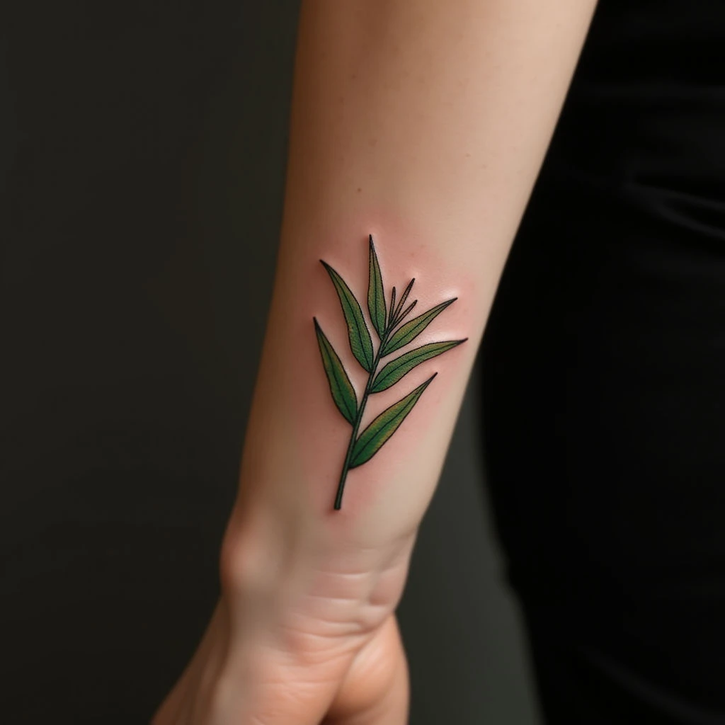 Minimalist Tiger Lily Wrist Tattoos: Delicate Irezumi Inspiration