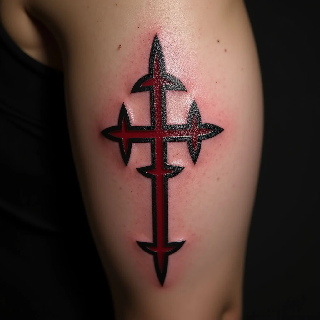 Norse Symbol Tattoos: Lettering & Irezumi Fusion