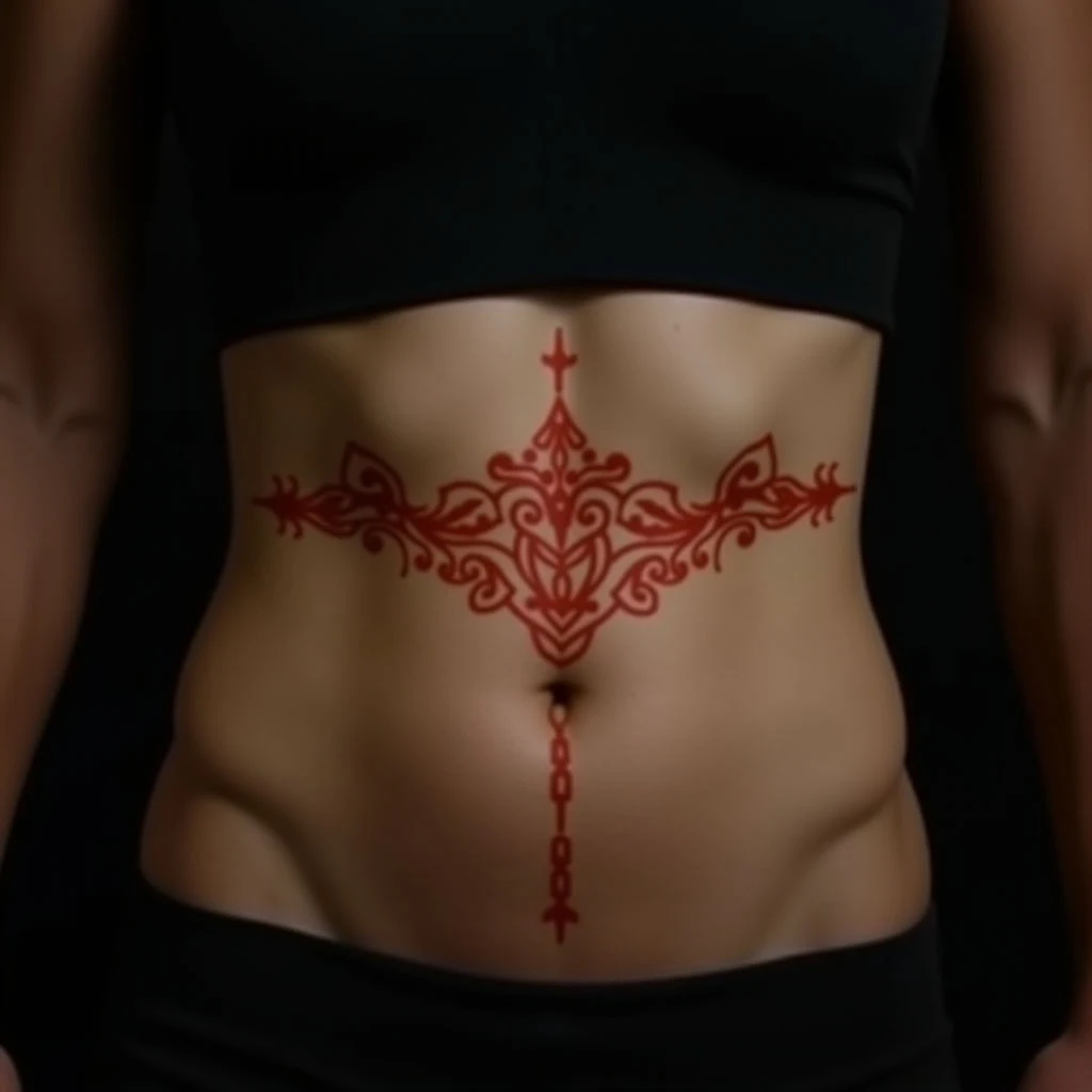 Ancient Calligraphy Tattoos: Symbols & Meanings for Your Stomach