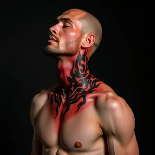 Decoding the Oni Mask Tattoo: Color and Meaning