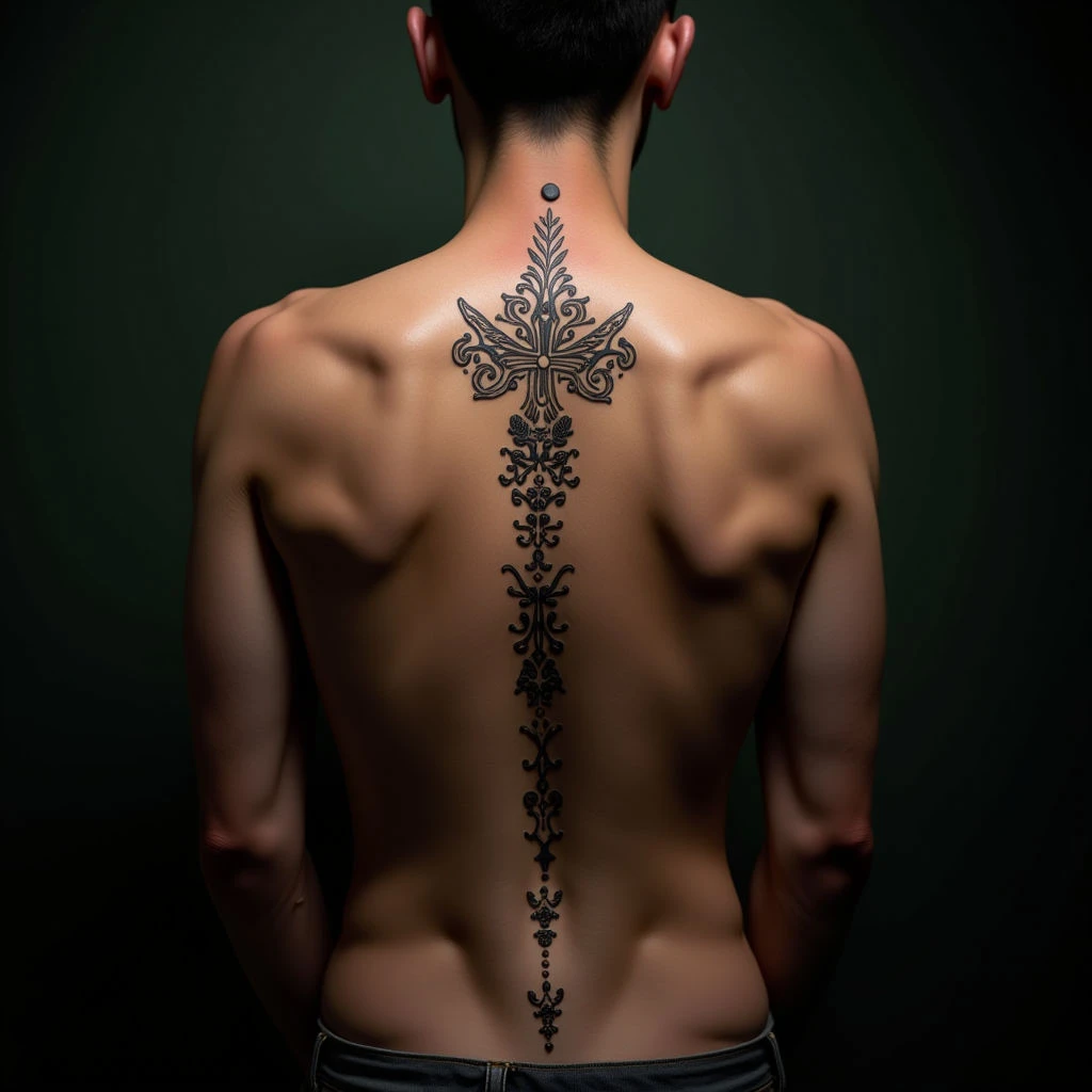 Neon Dotwork Irish Spine Tattoos: History & Symbolism