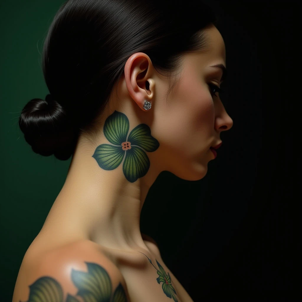 Italian Phrases & Symbols: Surreal Behind Ear Tattoos with Meaning