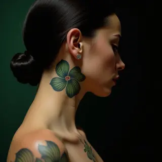 Italian Phrases & Symbols: Surreal Behind Ear Tattoos with Meaning