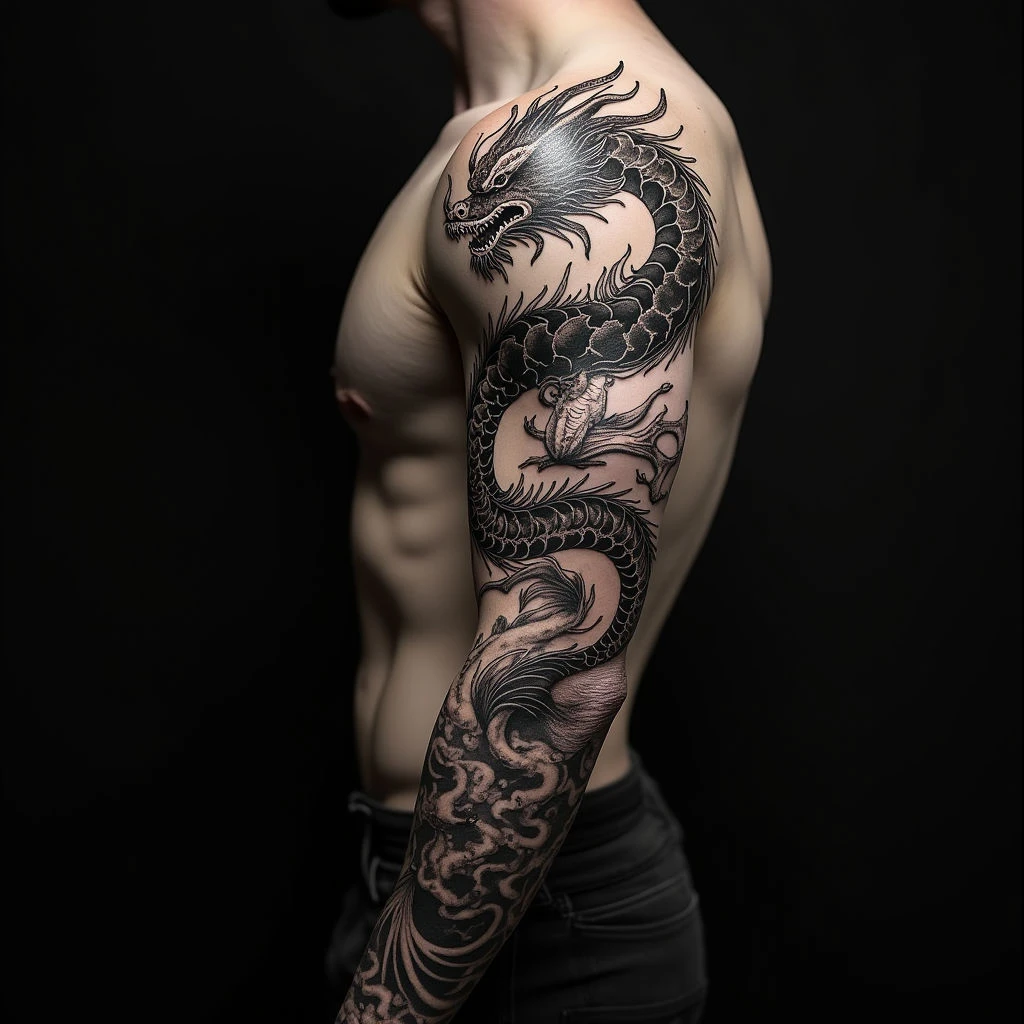 Japanese Black & White Tattoo Ideas: A Traditionalist's Guide
