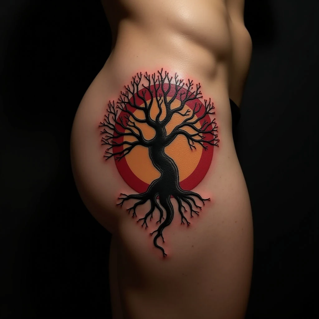 Small Japanese Family Crest Tattoo Design Ideas