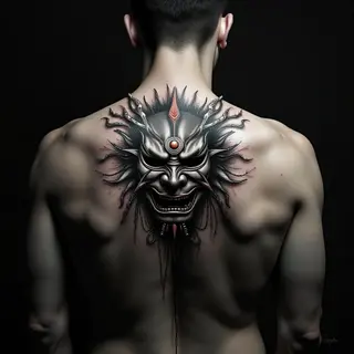 Unveiling the Shadows: Japanese Mask Tattoo Meanings