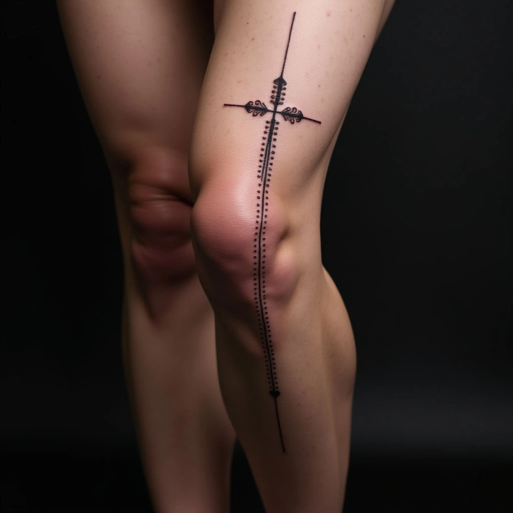 Powerful Bible Verse Sleeve Tattoos: Dotwork & Purple Inspiration